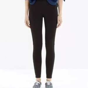 Madewell Pieced Ponte Black‎ Leggings Pockets